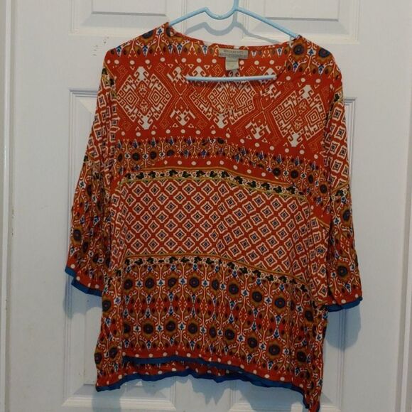 World Market printed top  Sz S / MNWOT - Picture 1 of 5